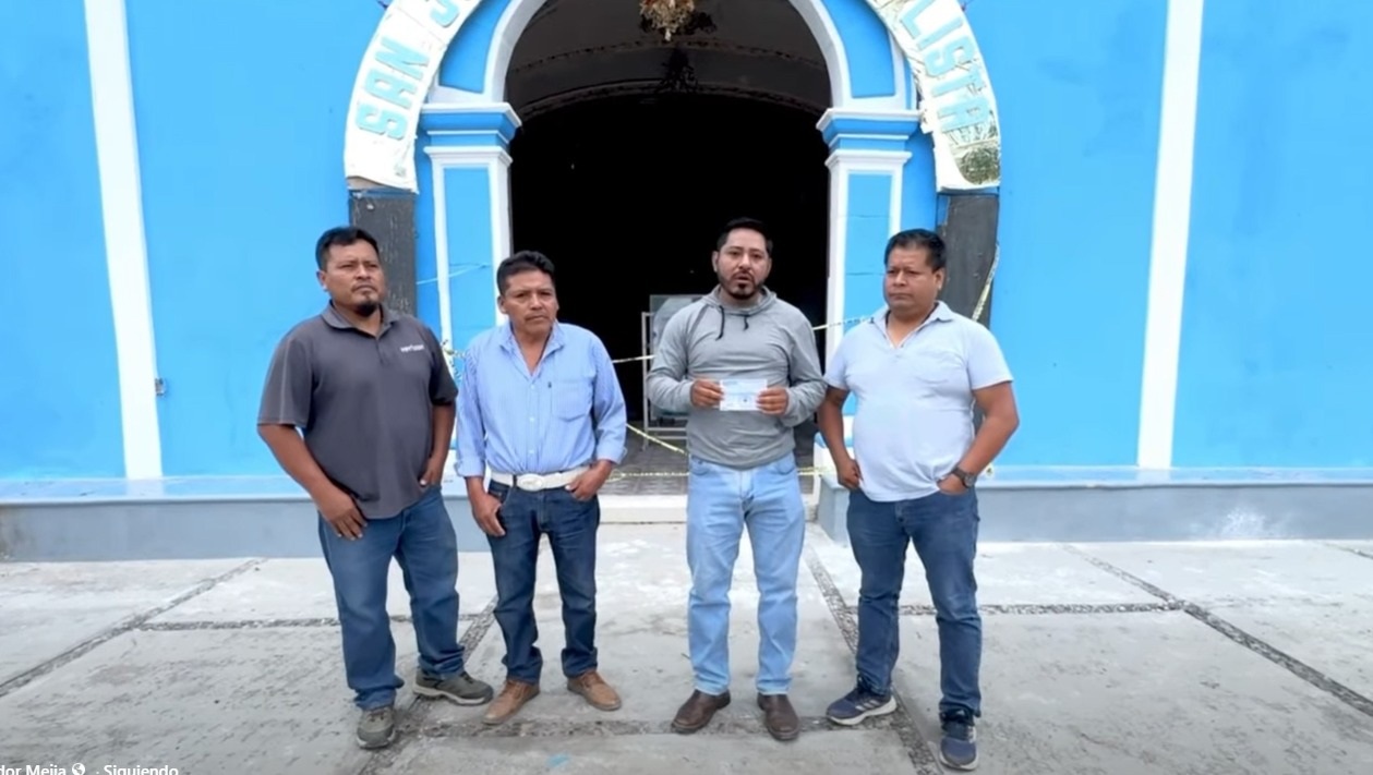 Destina Salvador Mejía  $200 mil para restaurar    iglesia de Calmeca