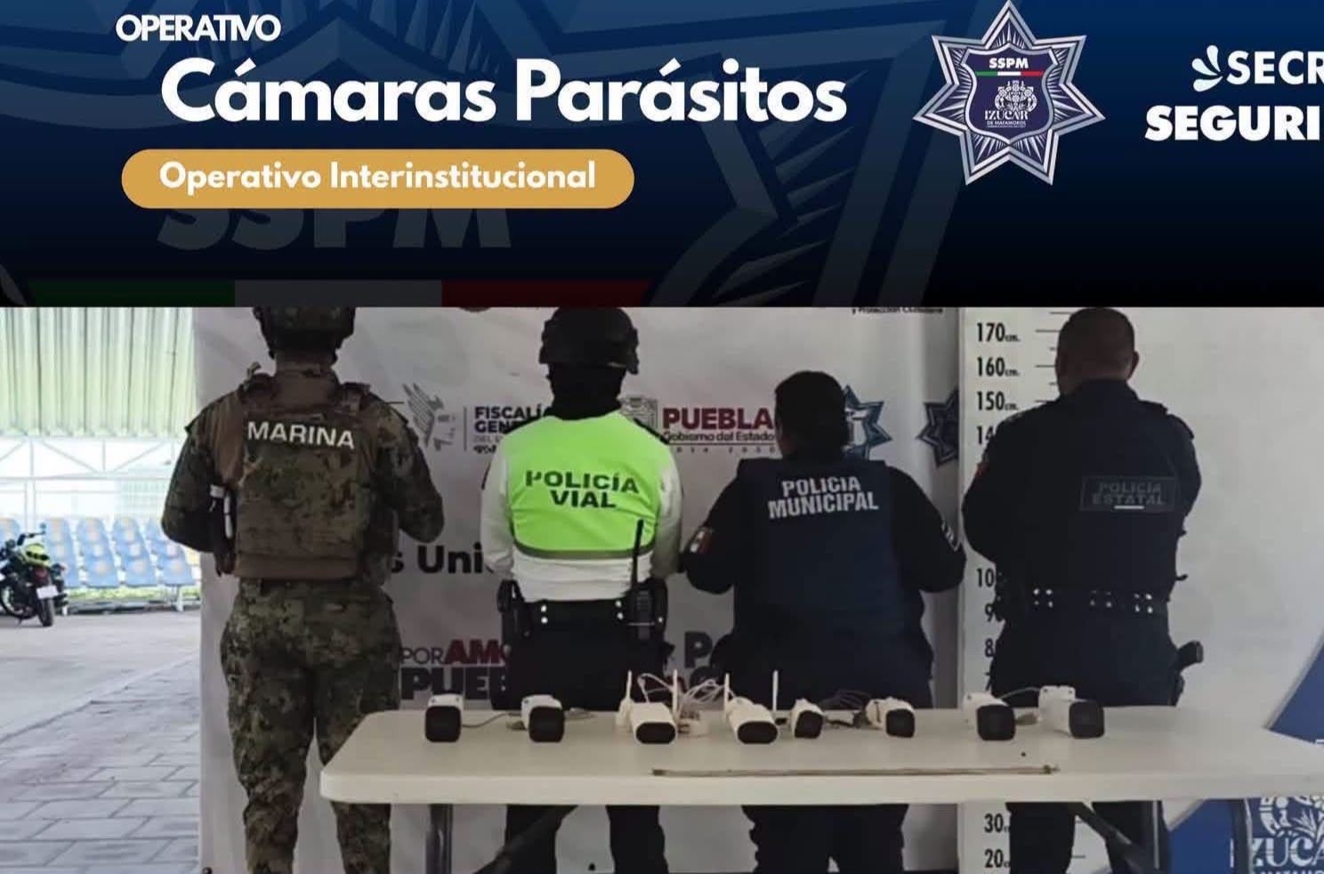 Ya van 15 cámaras parasitas retiradas en Izúcar de Matamoros