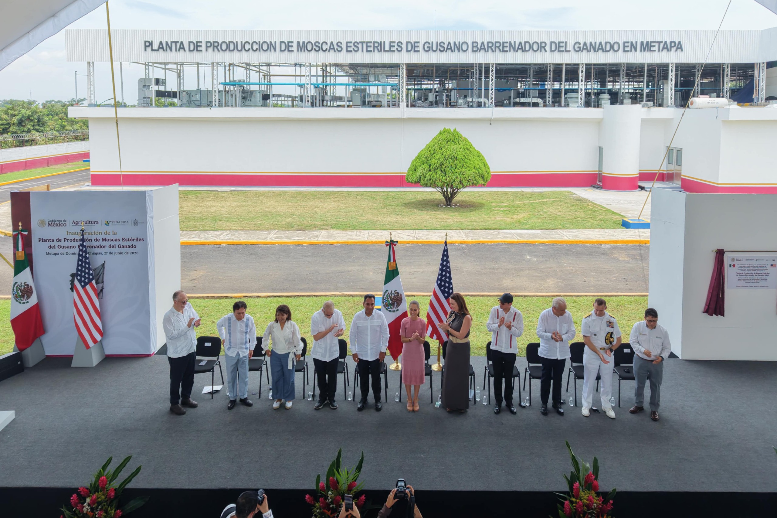 270626 CSP INAUGURACIÓN DE PLANTA PRODUCTORA DE MOSCAS ESTÉRILES. METAPA, CHIAPAS1